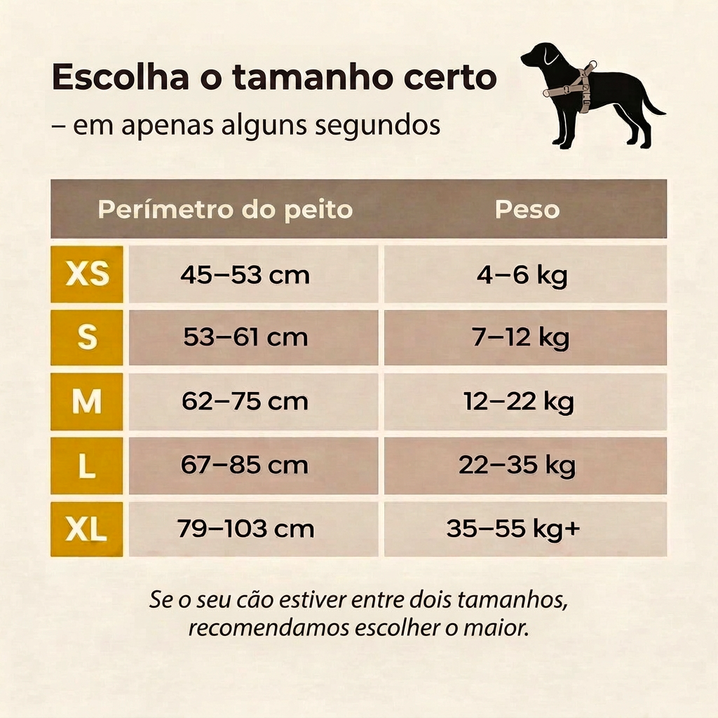 Peitoral Anti-Puxão